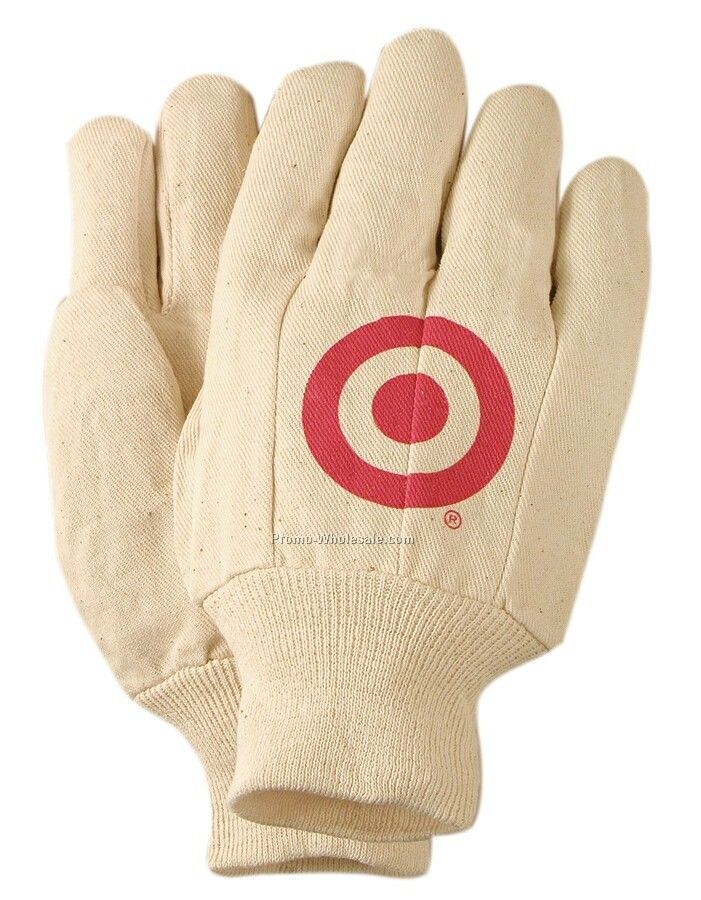 Men's 8 Oz. 100% Cotton Canvas Garden & Painting Glove (Small/ Large)