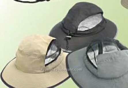 Microfiber Mesh Bucket Hat (One Size Fit Most)