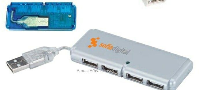Mini USB 4-port Hub 1.1 (1 Day Rush)