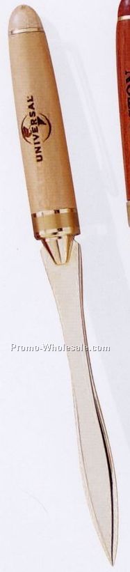 Natural Beige Genuine Wood Letter Opener