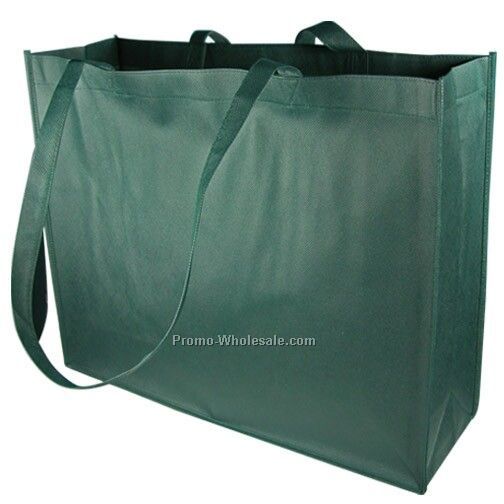 Non Woven Carry All Tote - Forest Green