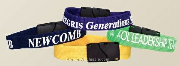 Nylon Elastic Breakaway Wristbands