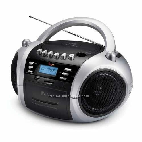 P-mp3 CD/CD W/Cassette/Radio/Memory Slot - Black