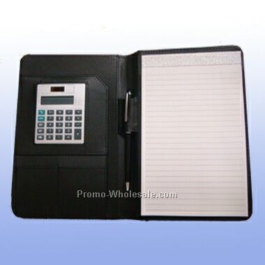 Padfolio With Pen & Calculator