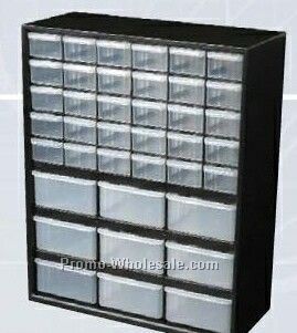 Parts Station Plastic Frame Storage Cabinet - 39 Drawer (Blank)