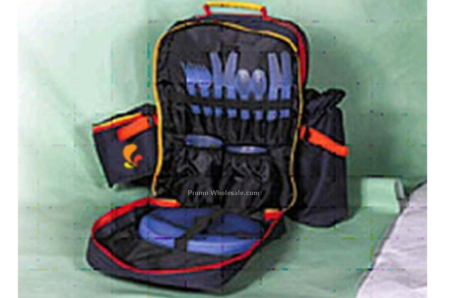 Picnic Bag With Multi-color Trim