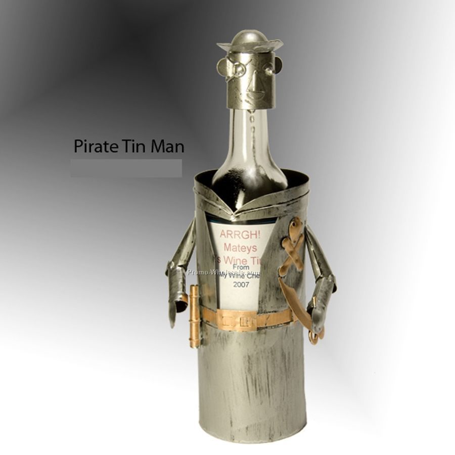 Pirate Tin Man Wine Caddy