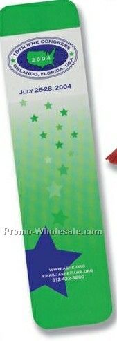 Plastic Bookmark With Round Corners