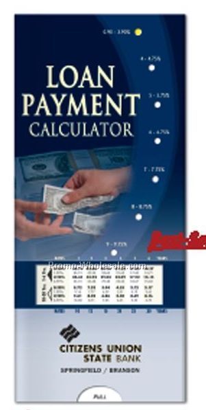 Pocket Slider Chart (Loan Payment Calculator)