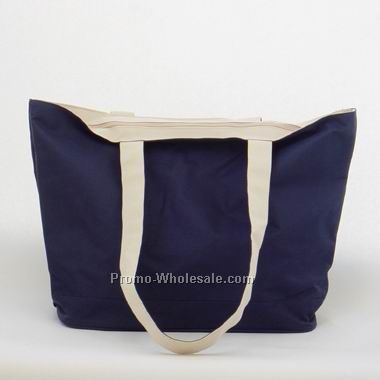 Polyester Tote Bag W/ Easy Care Fabric