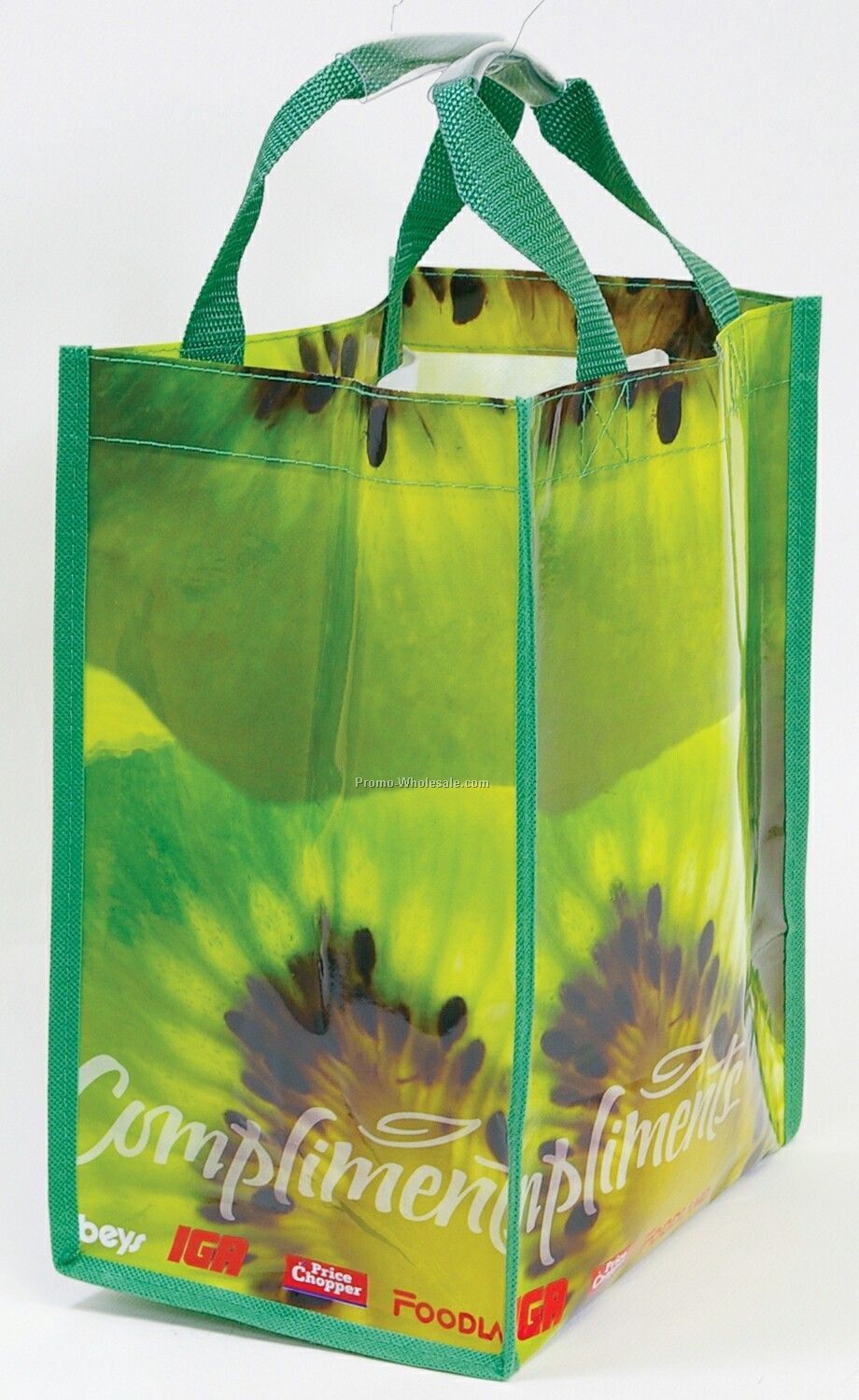Polypropylene Imported Shopping Bag (13-3/4"x16-1/2"x7")
