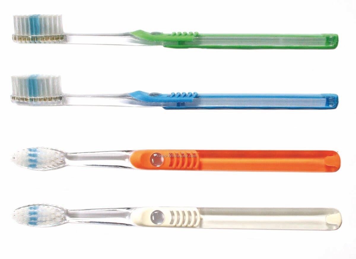 Premium Adult Clear Grip Toothbrush (Standard Head)