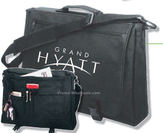 Q-tees Expandable Briefcase (16"x12"x6-1/2")