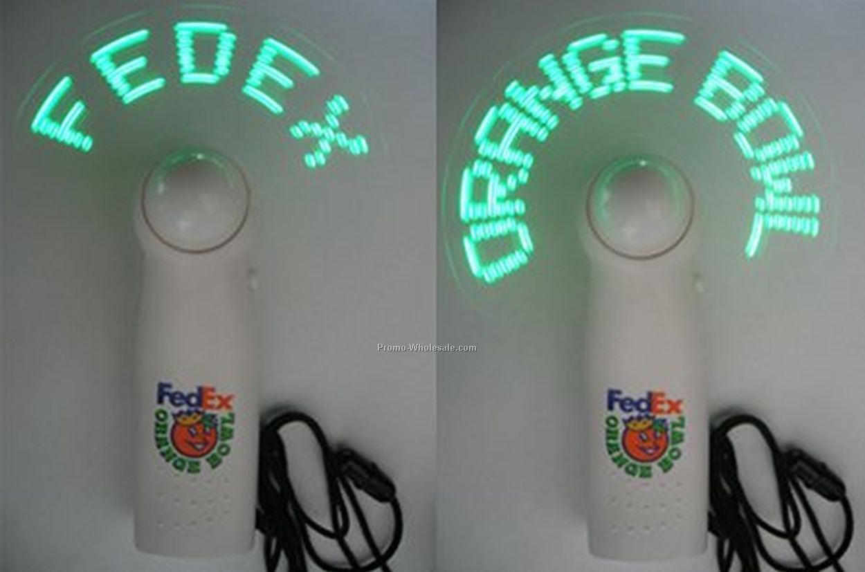 Quick Turn Message Fan - Green LED