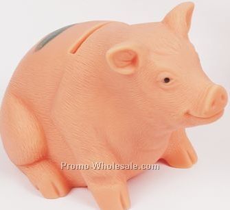 Realistic Pig Flesh Pig Bank