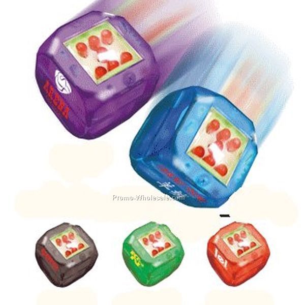 Red Light Up Dice