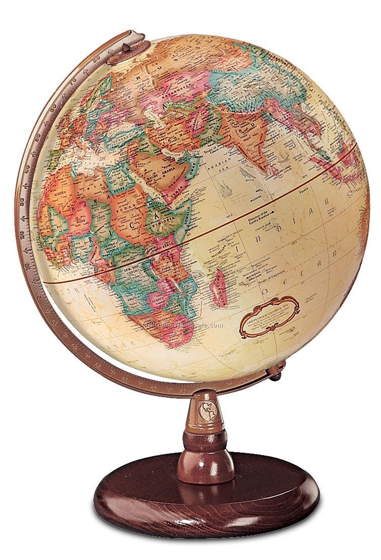 Roosevelt Antique Ocean Globe