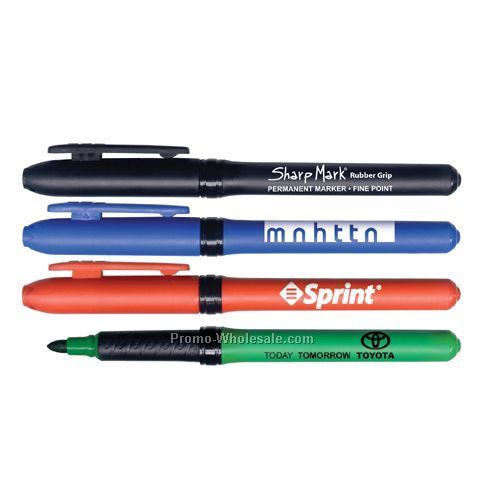 Rubber Grip Permanent Pocket Marker