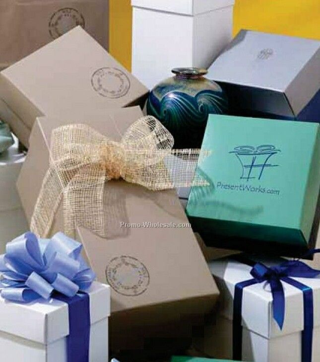 Shades Of Success Coordinated Gift Box Lid - Gold/Silver