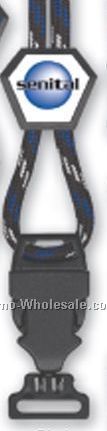 Sliding Logo Lanyards With Slot