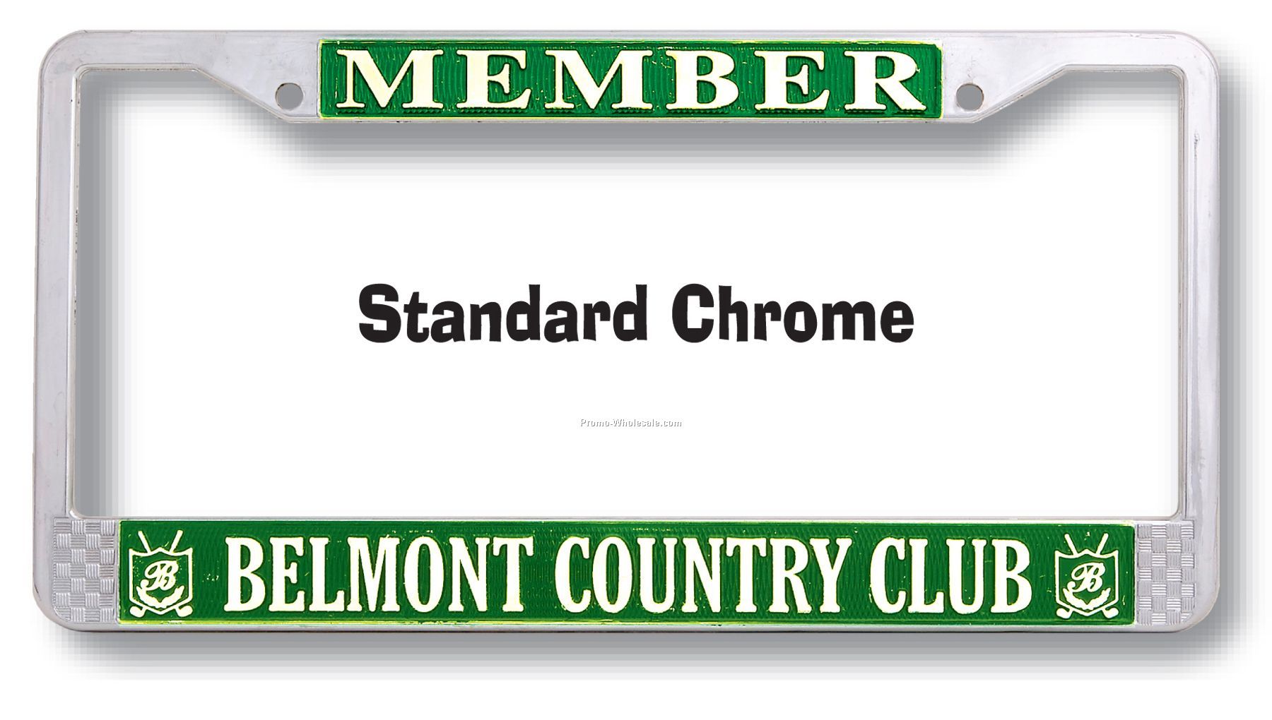 Standard Chrome License Plate Frame
