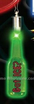 Stock Light-up Pendant - Round Bottle (Green)