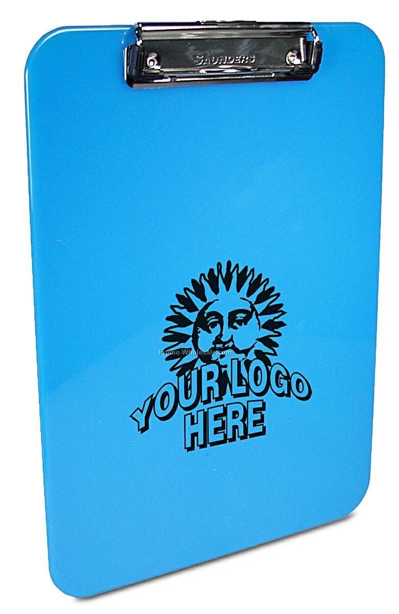 Teal Plastic Clipboard - Letter Size