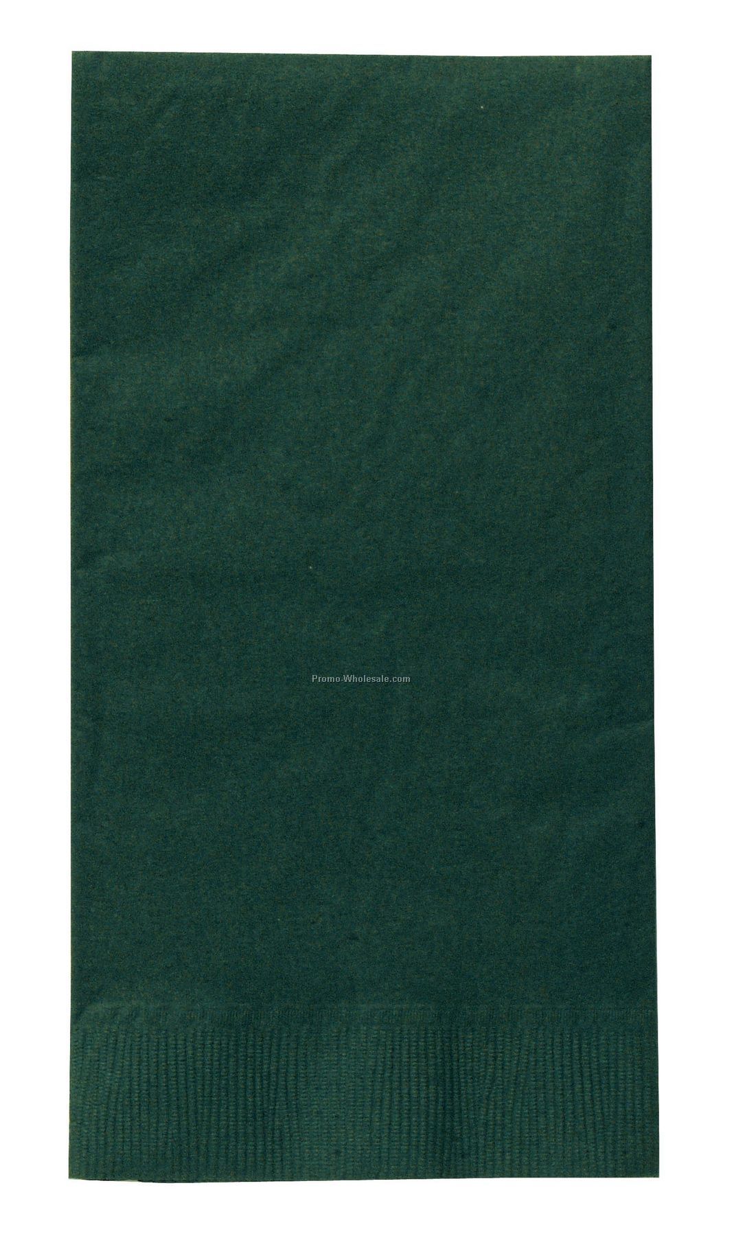 The 500 Line Colorware Hunter Green Dinner Napkins W/ 1/8 Fold