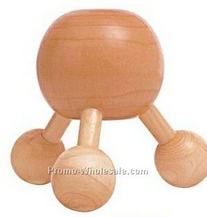 Three Legged Wooden Ball Massager