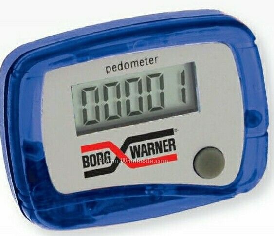 Translucent Mini Pedometer W/ Belt Clip ( Spectraprint)