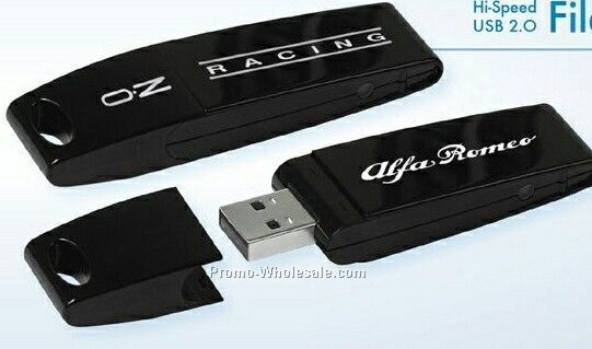 USB 2.0 Slipstream File Safe Flash Drive Fs