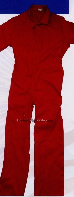 Unlined Short Sleeve Twill Overalls (4xl)