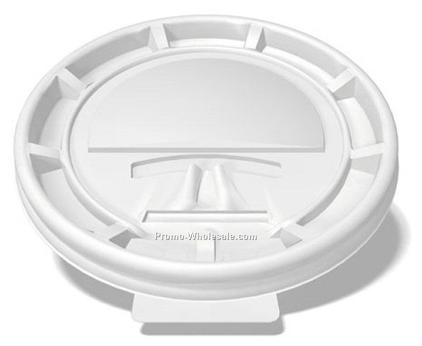 White Tear Tab Lid For 8 Oz. Cup