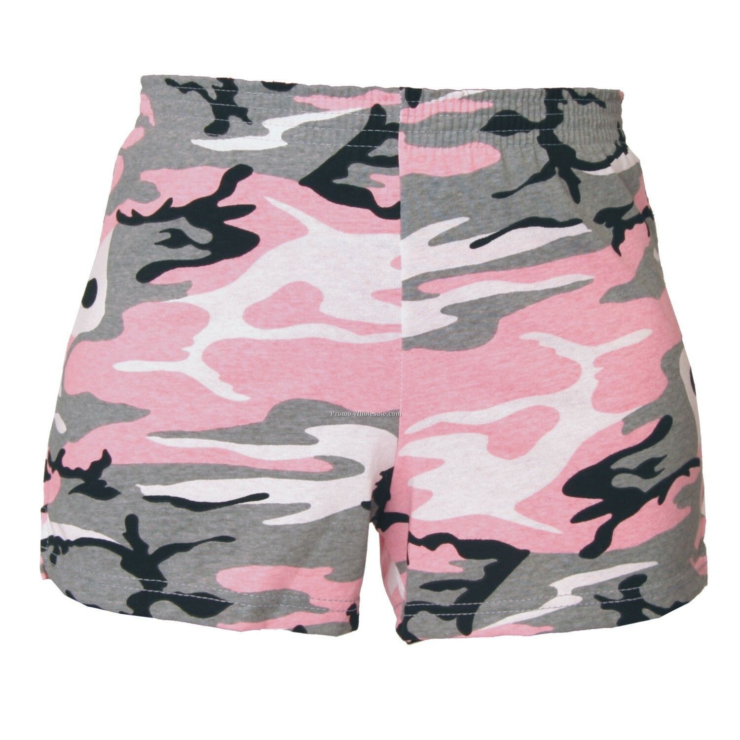 Youths' Pink Camouflage Novelty Spirit Shorts (Xs-xl)