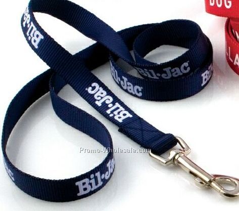 1/2" Screen Printed Dog Leash With 18 Day Shipping
