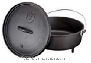 10" 4 Qt. Classic Cast Iron Dutch Oven - Advantage Cast Cookware