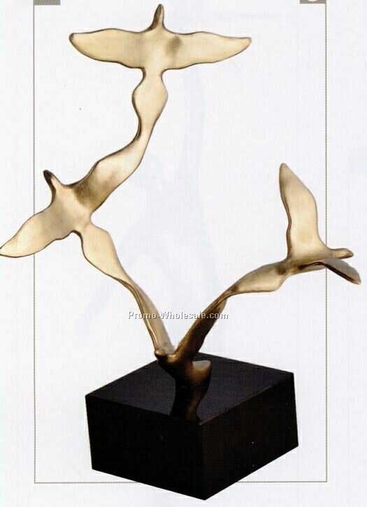 10-3/4" Celebrate Abstract Doves Sculpture