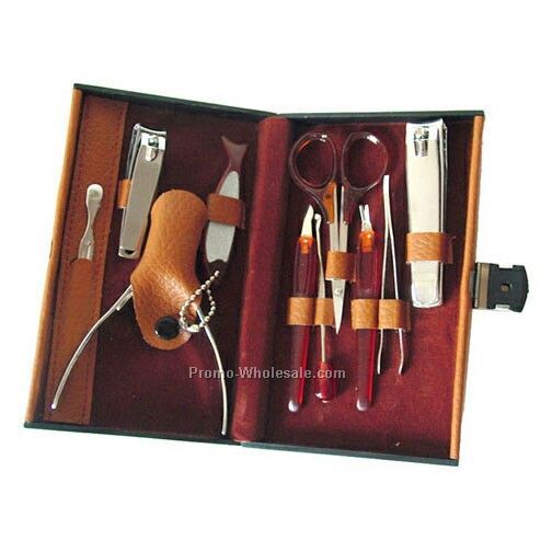 10 Piece Manicure Set W/ Rectangle Case