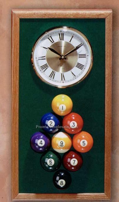 10"x20-1/2" Mini Billiard Series Clock