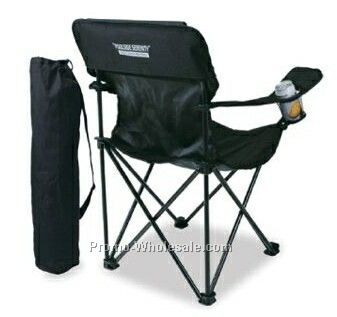 100 Cm 600d Polyester Steel Folding Chair W/ Carry Bag