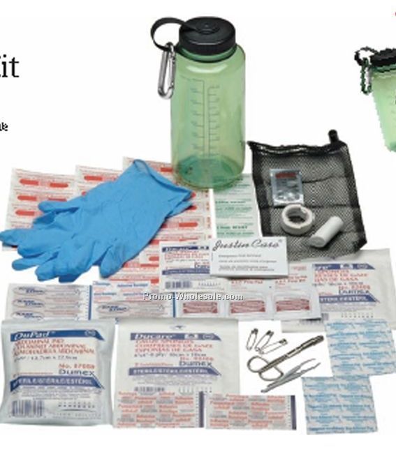 1000ml/ 32 Oz. First Aid Bottle Kit W/ Carabiner