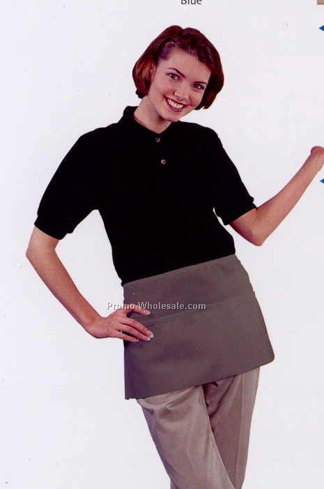 11"x23" Reversible Waist Apron (Black)