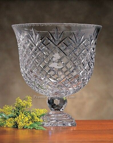 12" Oxford Pedestal Bowl W/ Panel