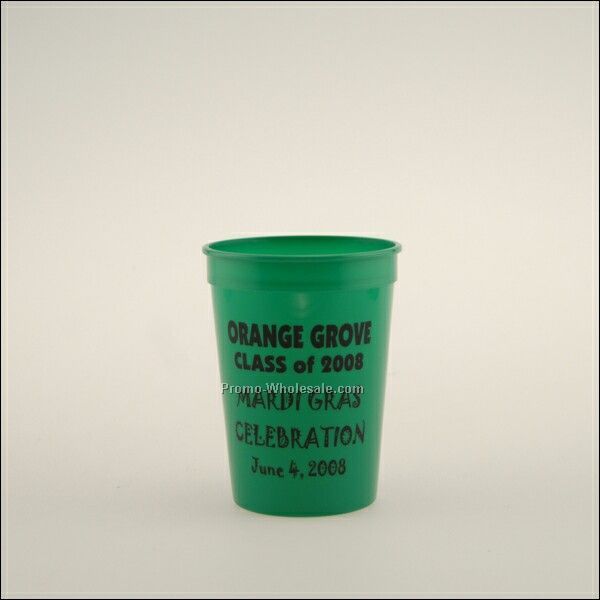 12 Oz. Green Stadium Cup