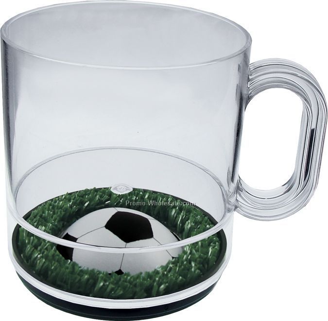 12 Oz. Soccer Compartment Coffee Mug