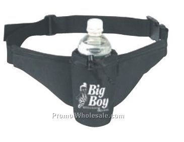 14-1/2"x6"x3" Fanny Pack W/ Water Bottle Holder