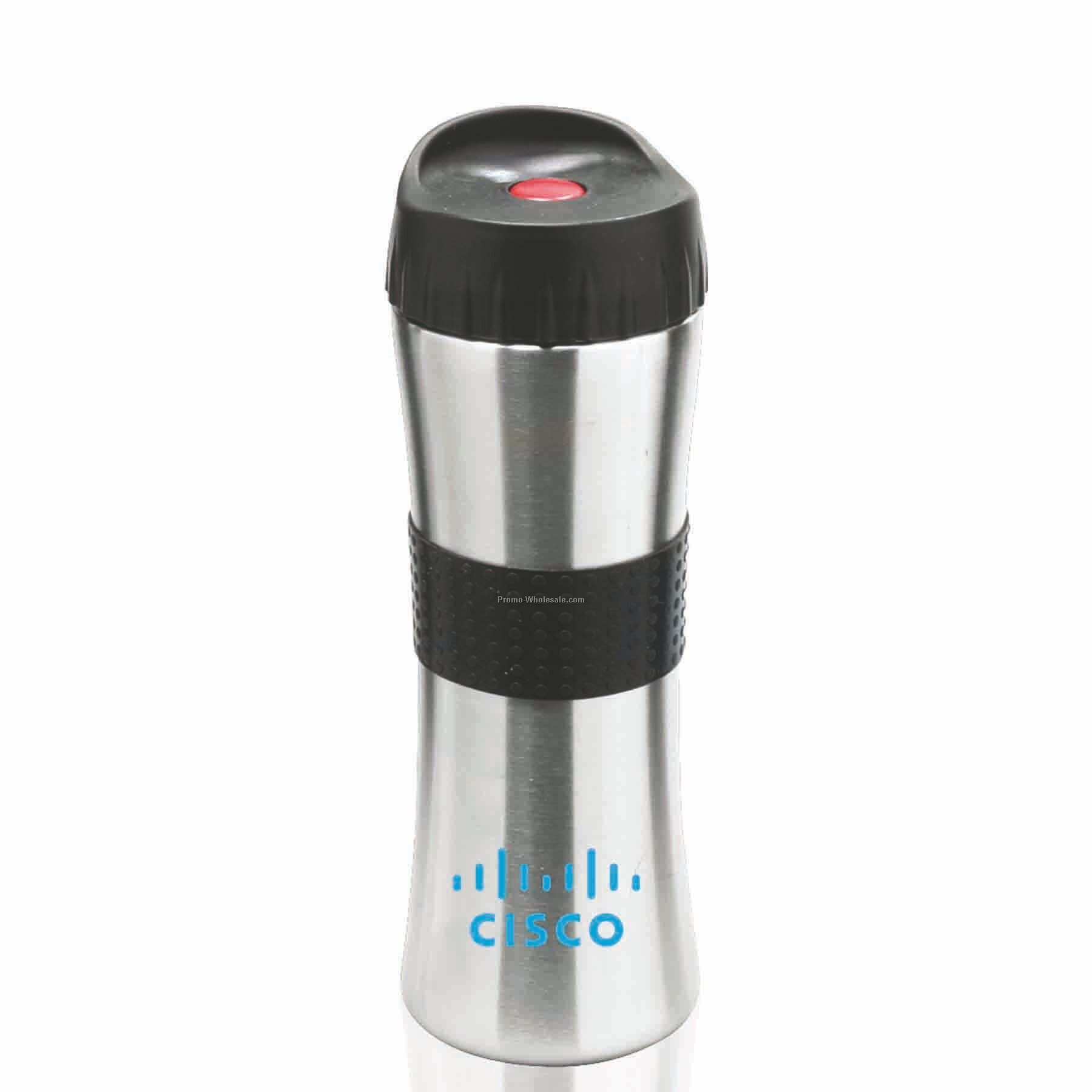14 Oz. Stainless Steel Bottle Silver (Print)