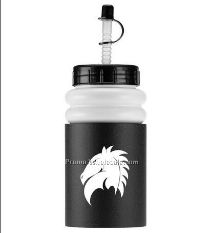 16 Oz. Foam Insulated Sport Bottle With Straw / Tip Lid