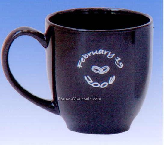 16 Oz Bistro Ceramic Mug (Black)
