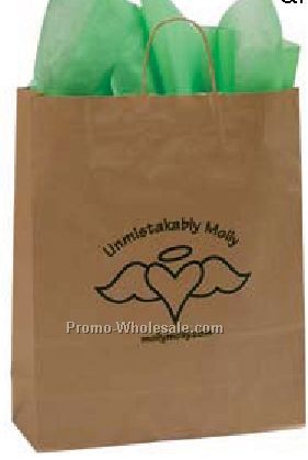 16"x6"x19" Natural Kraft Paper Shopping Tote Bags